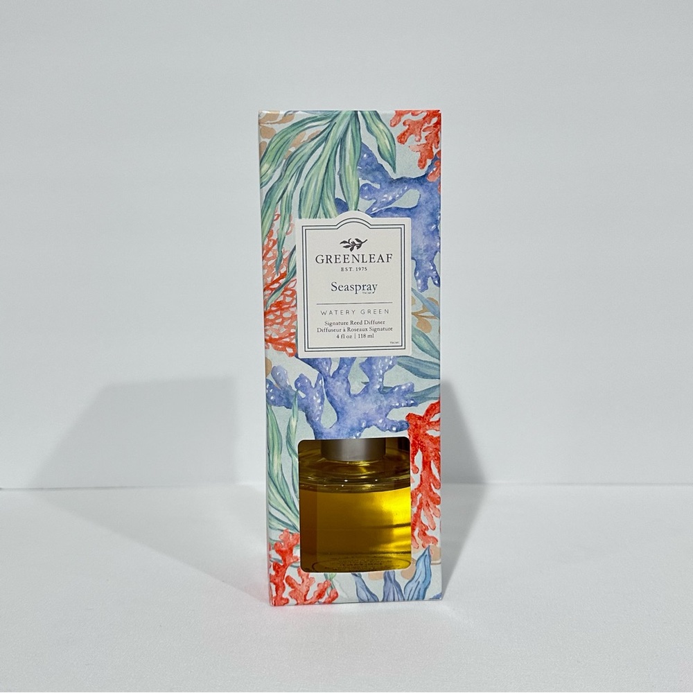Green Leaf Seaspray Reed Diffuser